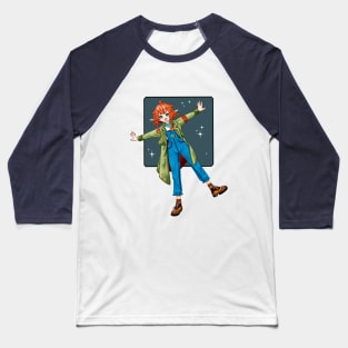 Snow Doe. Lattelia El. Baseball T-Shirt